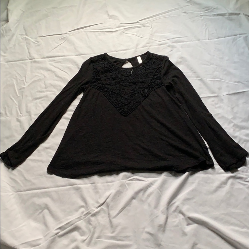 Xhilaration XS Black Blouse